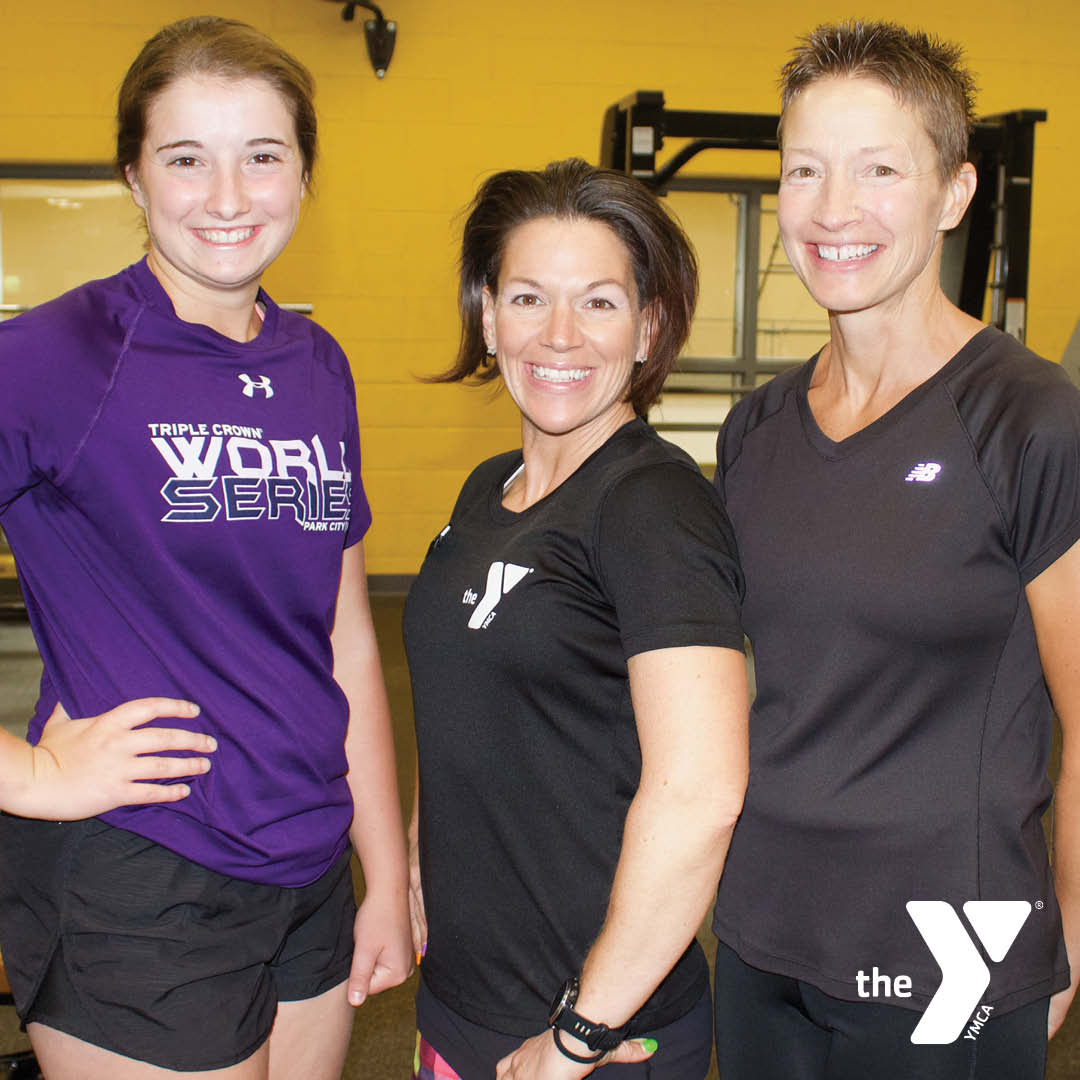Three YMCA staff members